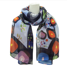 Load image into Gallery viewer, Bear scarf John rombough Native artist
