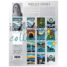 Load image into Gallery viewer, 2027 Wall Calendar by Shelley Davies - North of Fifty Indigenous Boutique
