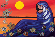 Load image into Gallery viewer, Evening Sun Woman Cree, Native artist, Indigenous Art, Betty Albert, North of Fifty 50 
