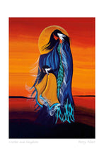 Load image into Gallery viewer, Mother and Daughter by Cree, Native artist, Indigenous Art, Betty Albert, North of Fifty
