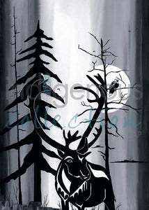 Caribou by Native artist Dane Levesque North of 50