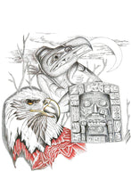 Load image into Gallery viewer, Eagle by Native Artist Charles Silverfox, North of Fifty 50
