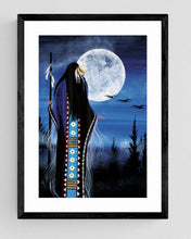 Load image into Gallery viewer, Betty Albert Evening Star Woman Wall Art | Native Art Canada
