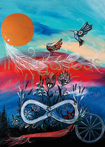 Metis Pride by Native artist Karen Erickson