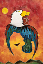 Load image into Gallery viewer, Protect my Family by Native Artist Russell Noganosh, North of 50
