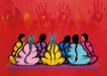 Load image into Gallery viewer, The Sacredness of Women indigenous wall art by Simone McLeod Canada

