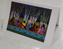 Load image into Gallery viewer, Giving Thanks for Who We Are indigenous wall art by Simone McLeod Canada
