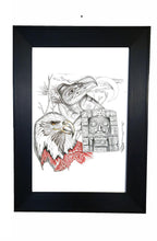 Load image into Gallery viewer, Charles Silverfox Eagle Wall Art | Native Art Canada
