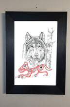 Load image into Gallery viewer, Wolf by Native Artist Charles Silverfox, North of Fifty 50
