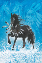 Load image into Gallery viewer, Black Beauty by Native Artist Hubert V Billy, North of Fifty 50
