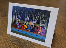 Load image into Gallery viewer, Giving Thanks For Who We  Are by Simone McLeod, Cree artist, Ojibway art, Indigenous artist, Native art, North of Fifty 50
