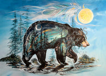 Load image into Gallery viewer, Carla Joseph A Bear's Journey Wall Art | Native Art Canada 
