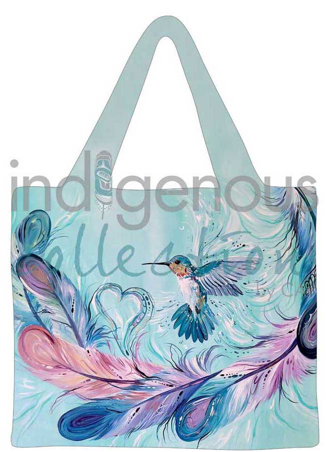 Reusbale shopper Carla Joseph design North of fifty 50 First Nations and Metis art Boutique