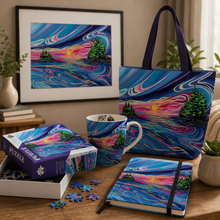 Load image into Gallery viewer, "Reflect &amp; Grow with Love" Journal Indigenous Artist Shawna Boulette Grapentine
