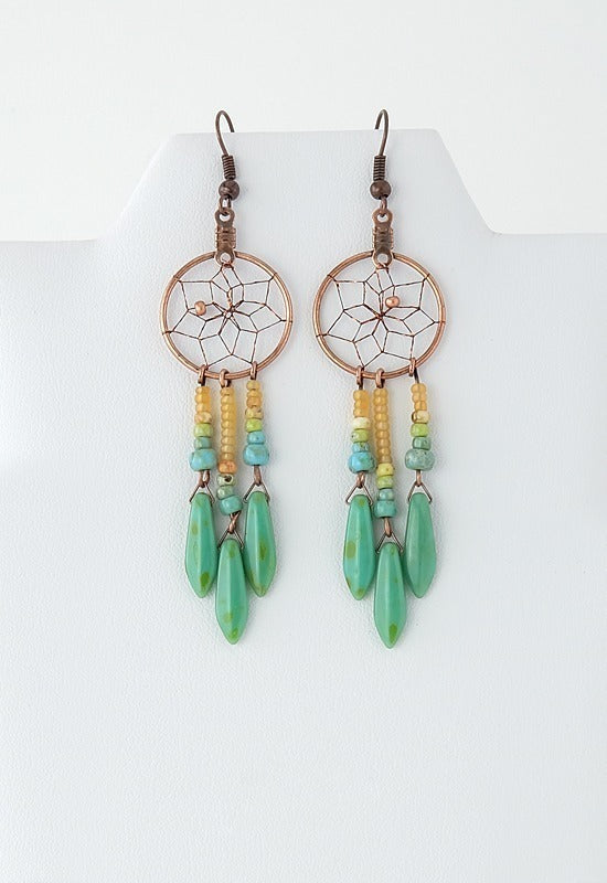 Dreamcatcher Earrings Handmade in Canada