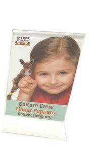 5 inch finger puppets, "  Bill Helin design - 12 to choose from