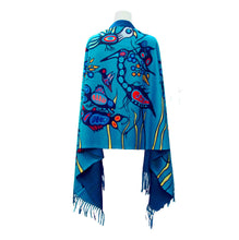 Load image into Gallery viewer, Grand River Harmony Eco Shawl by Native Artist, Cody Houle

