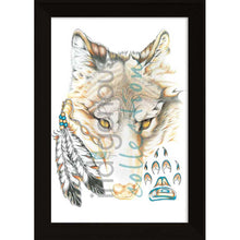 Load image into Gallery viewer, Hubert V Billy Wolfy Wall Art | Native Art Canada

