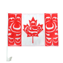 Load image into Gallery viewer, Standing Together flag Curtis Wilson North of Fifty Metis
