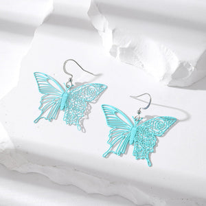 Lightweight Turquoise Butterfly Earrings