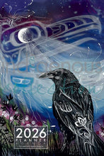 Load image into Gallery viewer, &quot;MIdnight Whispers&quot; 2026 Weekly Planner artwork by Karen Erickson - North of Fifty Indigenous Boutique

