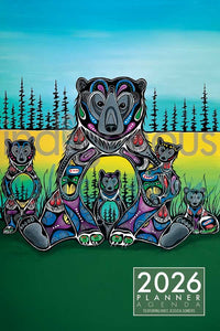 "Bear Medicine" 2026 Weekly Planner artwork by Jessica Somers