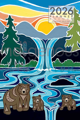 Shelley Davies weekly planner, Indigenous art, North of fifty 50