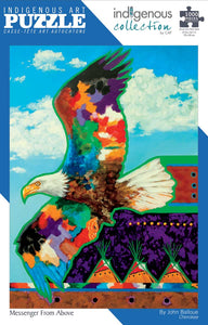 "Messenger from Above" 1000 piece Jigsaw Puzzle by Native American artist, John Balloue