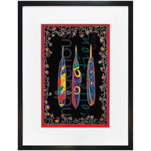 Load image into Gallery viewer, Dawn Oman Three Feathers Wall Art | Native Art Canada
