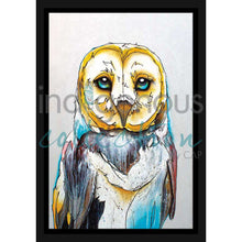 Load image into Gallery viewer, Micqaela Jones Barn Owl Wall Art | Native Art Canada
