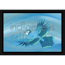 Load image into Gallery viewer, Blue Jay Wall Art by Patrick Hunter |  Indigenous Art Print Canada
