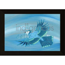 Load image into Gallery viewer, Blue Jay Wall Art by Patrick Hunter |  Indigenous Art Print Canada
