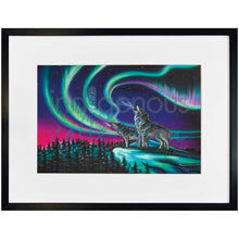 Load image into Gallery viewer, "Sky Dance - Wolf Song" Wall Art by Métis artist Amy Keller-Rempp
