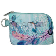 Load image into Gallery viewer, Hummingbird Feathers Pocket Wallet by Metis Artist Carla Joseph
