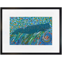 Load image into Gallery viewer, Alan Syliboy Petroglyph Sperm Whale  Wall Art | Native Art Canada
