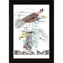 Charger l'image dans la galerie, Charlie Silverfox Flying with the Wind Wall Art | Native Art Canada

