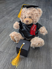 Load image into Gallery viewer, Graduation Bear with Beaded Pin
