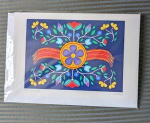 "The Metis Way" Art Card by Lisa Berry