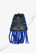 Load image into Gallery viewer, Hand crafted Blue Beaded Metis Sash Pin - North of Fifty Indigenous Boutique
