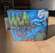 Load image into Gallery viewer, Tranquilty Small Zippered Tote artwork by William Monague
