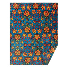 Load image into Gallery viewer, Prairie Beadwork Premium Fleece Blanket, artwork by Justine Proulx, Metis
