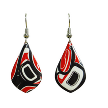 Load image into Gallery viewer, Salmon Earrings Gitksan artist
