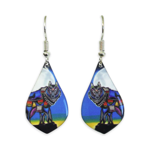 Wolf Earrings by Jessica Somers