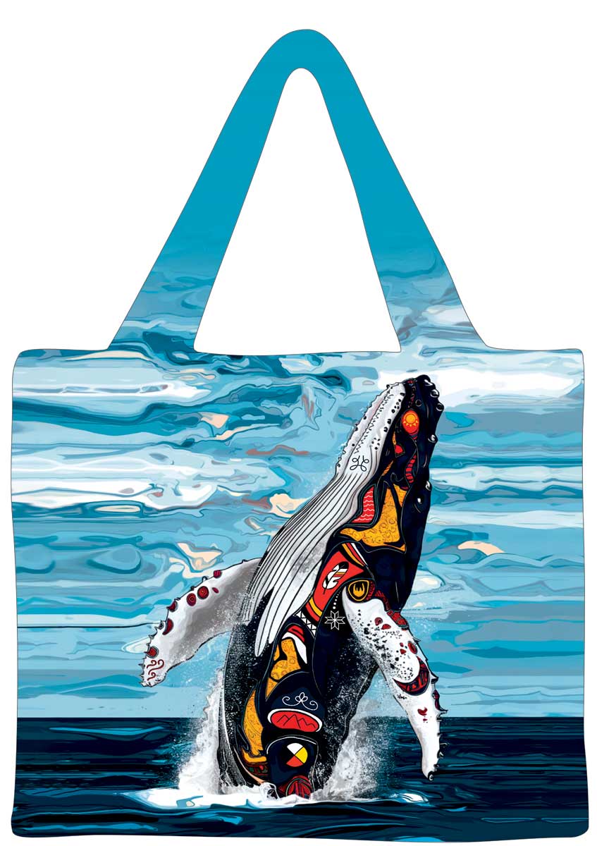 Stephanie White shopping bag North of Fifty 50 Indigenous store