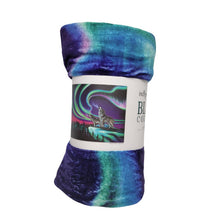 Load image into Gallery viewer, &quot;Sky Dance Wolf song&quot; fleece blanket, artwork by Amy Keller Rempp - North of Fifty Indigenous Boutique
