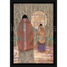 Load image into Gallery viewer, Woodlands Moon Framed canvas
