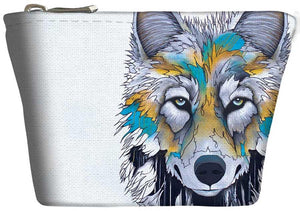 "Alpha" Zippered Coin Purse artwork by Indigenous Artist, Micqaela Jones