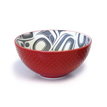 Charger l&#39;image dans la galerie, Porcelain Art Bowls in 2 different sizes to choose from - Transforming Eagle
