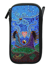 Load image into Gallery viewer, Zippered Accessories Case Breath of Life Artwork by Leah Dorion
