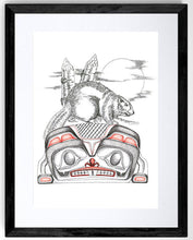 Charger l'image dans la galerie, Beaver Making Home indigenous wall art by Charles Silverfox Canada
